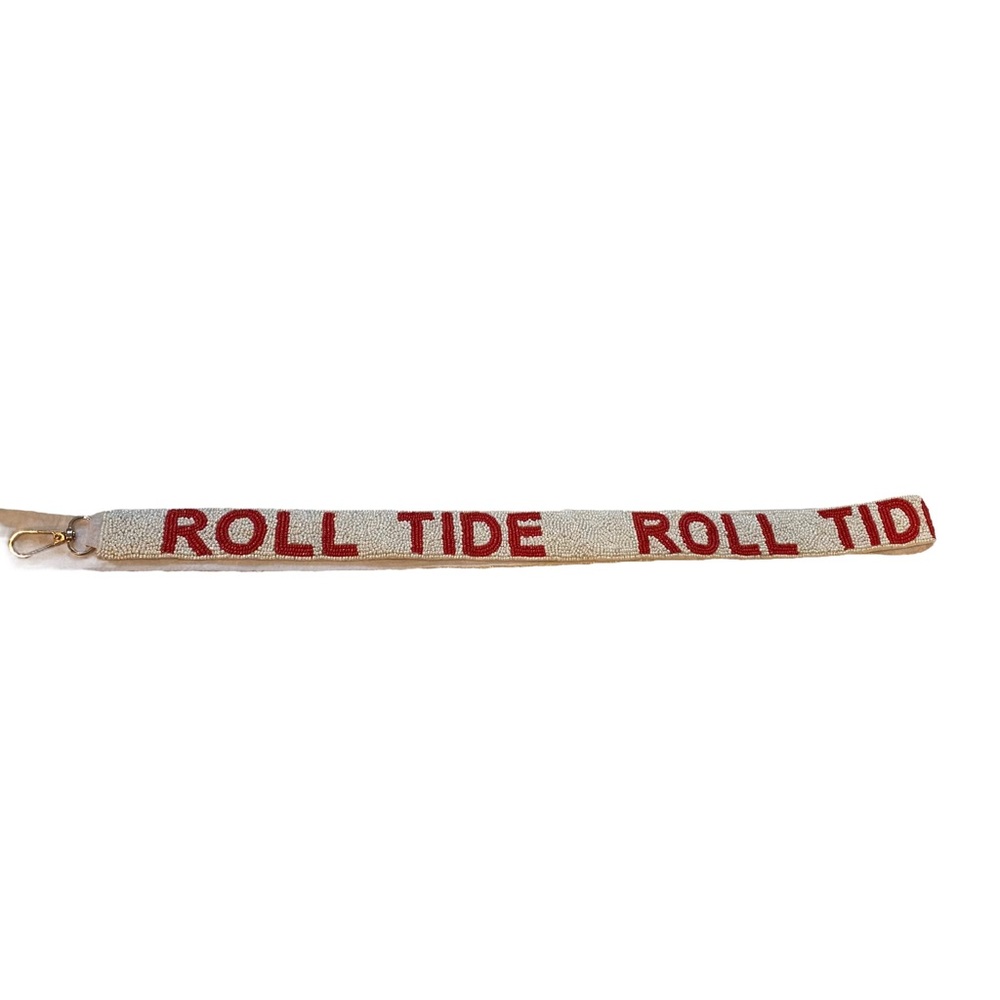 Alabama Beaded Roll Tide Purse Strap Game Day 🐘